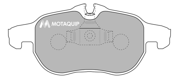 Set placute frana,frana disc LVXL1119 MOTAQUIP