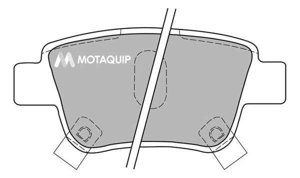 Set placute frana,frana disc LVXL1137 MOTAQUIP