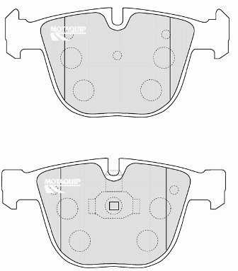 Set placute frana,frana disc LVXL1169 MOTAQUIP