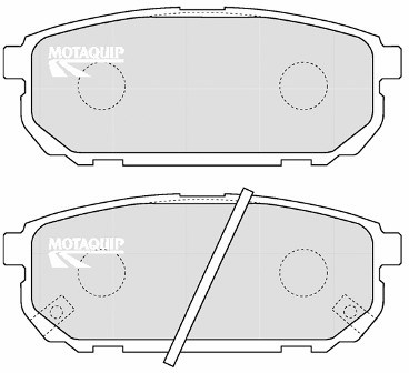 Set placute frana,frana disc LVXL1202 MOTAQUIP