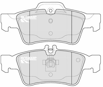 Set placute frana,frana disc LVXL1213 MOTAQUIP