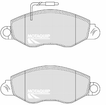 Set placute frana,frana disc LVXL1224 MOTAQUIP