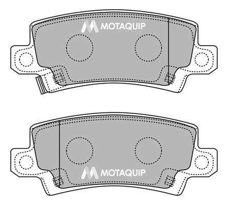 Set placute frana,frana disc LVXL1243 MOTAQUIP