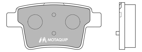 Set placute frana,frana disc LVXL1261 MOTAQUIP