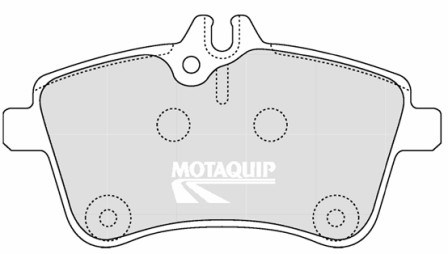 Set placute frana,frana disc LVXL1268 MOTAQUIP