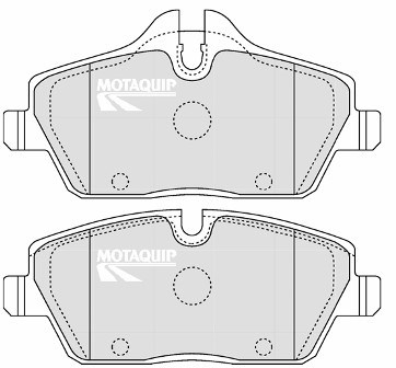 Set placute frana,frana disc LVXL1277 MOTAQUIP