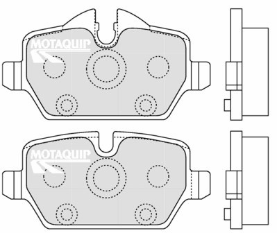 Set placute frana,frana disc LVXL1278 MOTAQUIP