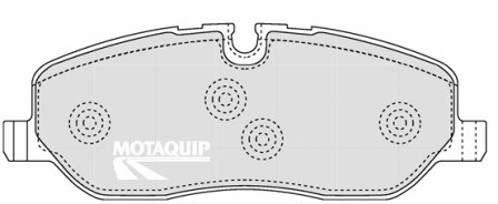 Set placute frana,frana disc LVXL1283 MOTAQUIP