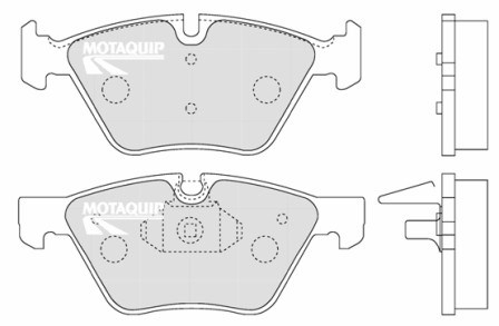 Set placute frana,frana disc LVXL1292 MOTAQUIP