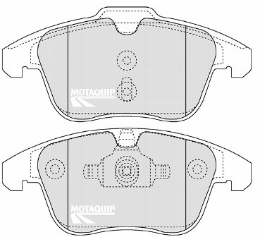 Set placute frana,frana disc LVXL1293 MOTAQUIP