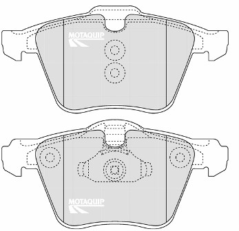 Set placute frana,frana disc LVXL1317 MOTAQUIP
