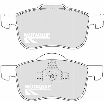 Set placute frana,frana disc LVXL1326 MOTAQUIP