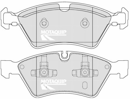 Set placute frana,frana disc LVXL1329 MOTAQUIP