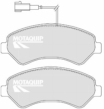 Set placute frana,frana disc LVXL1339 MOTAQUIP