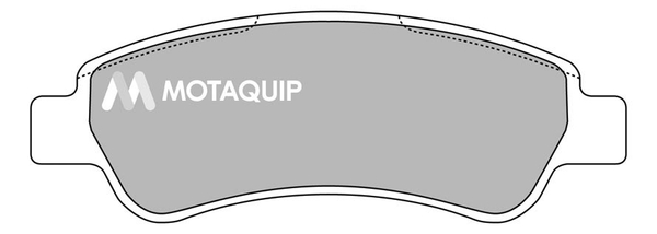 Set placute frana,frana disc LVXL1341 MOTAQUIP