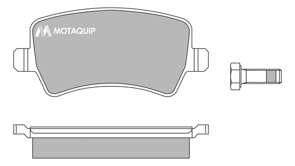 Set placute frana,frana disc LVXL1356 MOTAQUIP