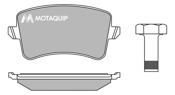 Set placute frana,frana disc LVXL1387 MOTAQUIP