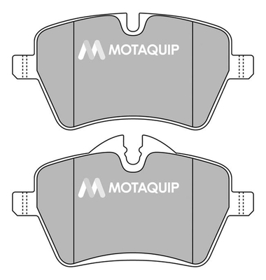 Set placute frana,frana disc LVXL1390 MOTAQUIP