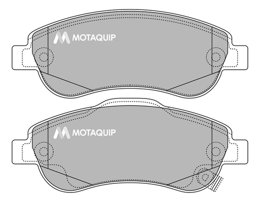 Set placute frana,frana disc LVXL1398 MOTAQUIP