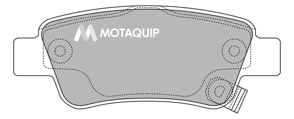 Set placute frana,frana disc LVXL1399 MOTAQUIP