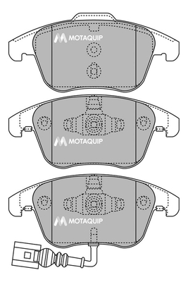 Set placute frana,frana disc LVXL1405 MOTAQUIP