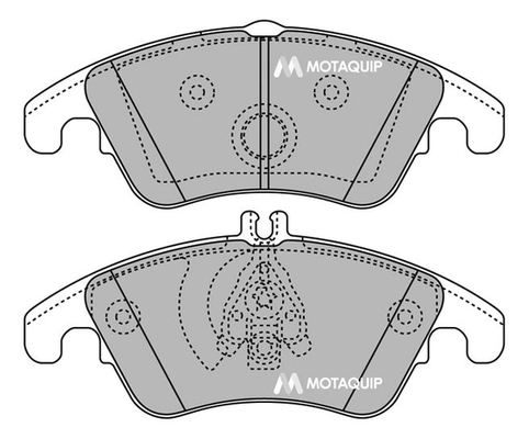 Set placute frana,frana disc LVXL1424 MOTAQUIP