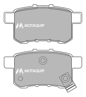 Set placute frana,frana disc LVXL1448 MOTAQUIP