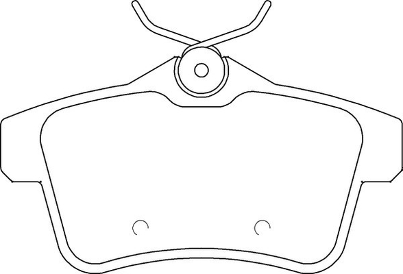 Set placute frana,frana disc LVXL1641 MOTAQUIP