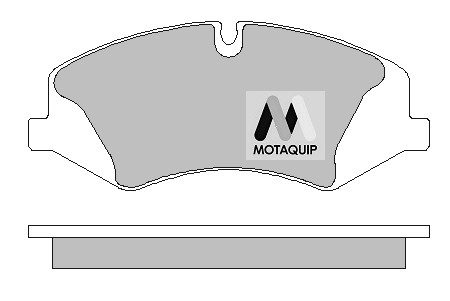 Set placute frana,frana disc LVXL1645 MOTAQUIP