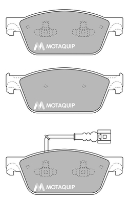 Set placute frana,frana disc LVXL1696 MOTAQUIP