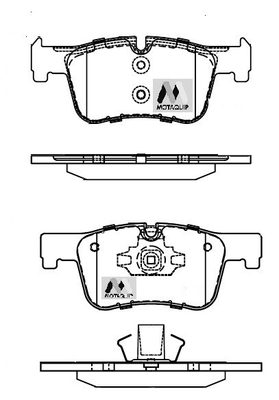 Set placute frana,frana disc LVXL1729 MOTAQUIP