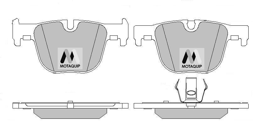 Set placute frana,frana disc LVXL1735 MOTAQUIP