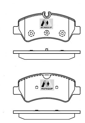 Set placute frana,frana disc LVXL1745 MOTAQUIP