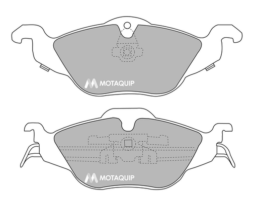 Set placute frana,frana disc LVXL287 MOTAQUIP