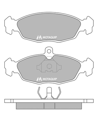 Set placute frana,frana disc LVXL636 MOTAQUIP