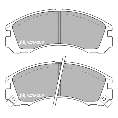 Set placute frana,frana disc LVXL721 MOTAQUIP