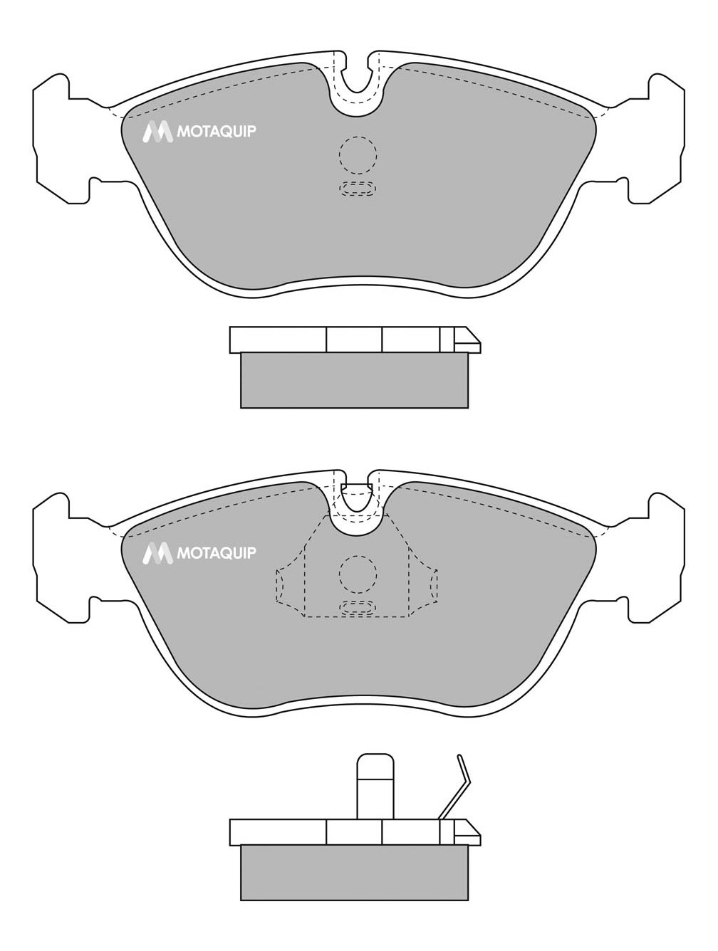 Set placute frana,frana disc LVXL741 MOTAQUIP
