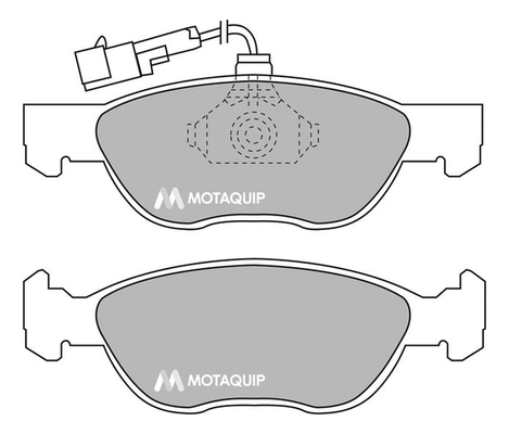 Set placute frana,frana disc LVXL870 MOTAQUIP