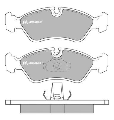 Set placute frana,frana disc LVXL986 MOTAQUIP