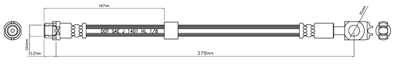 Furtun frana VBJ217 MOTAQUIP