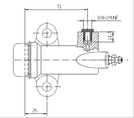 Cilindru receptor ambreiaj VSC116 MOTAQUIP