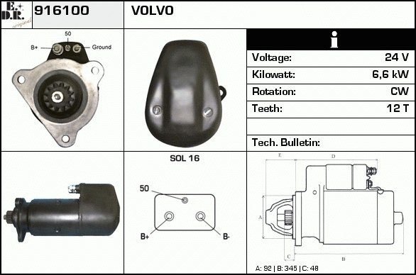 Starter 916100 EDR