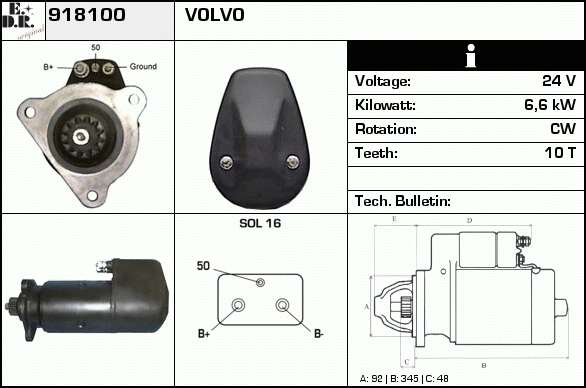 Starter 918100 EDR