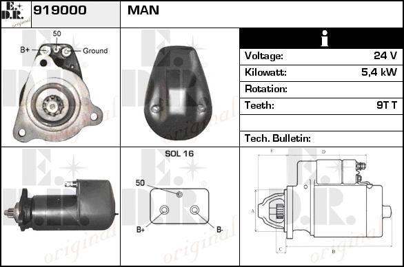 Starter 919000 EDR