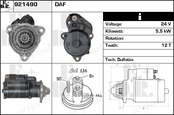 Starter 921490 EDR