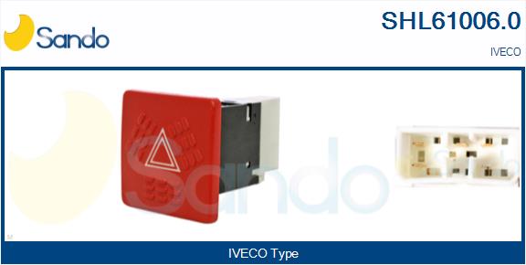 Comutator ,lumini de avarie SHL61006.0 SANDO