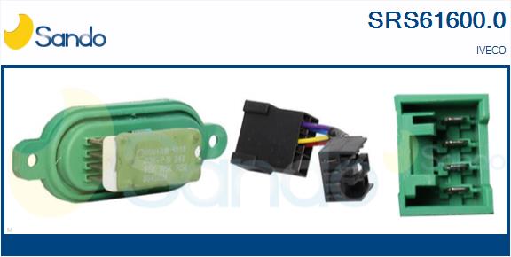 Rezistor, ventilator habitaclu SRS61600.0 SANDO