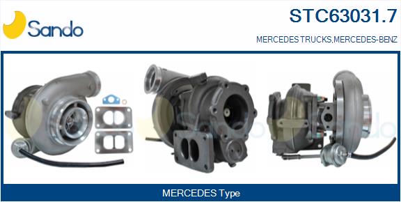 Compresor,sistem de supraalimentare STC63031.7 SANDO