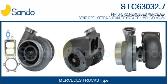 Compresor,sistem de supraalimentare STC63032.7 SANDO