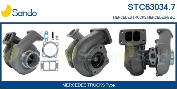 Compresor,sistem de supraalimentare STC63034.7 SANDO